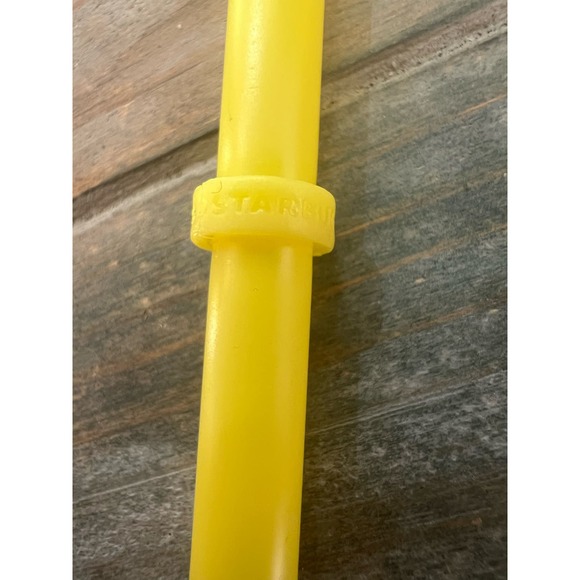 New Starbucks 2023 Venti SS Cold Cup Petunia Pink w/ Yellow Lid & Straw - Picture 8 of 8